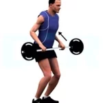 Remo en barra agarre prono