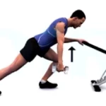 Remo mancuerna a un brazo