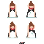 Plancha frontal alternando brazo de apoyo