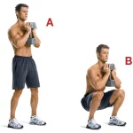 Front Squat con mancuerna